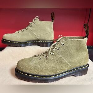 Dr Martens Church Desert Oasis Suede Monkey Boots Tan Air Wair Women’s Size 10
